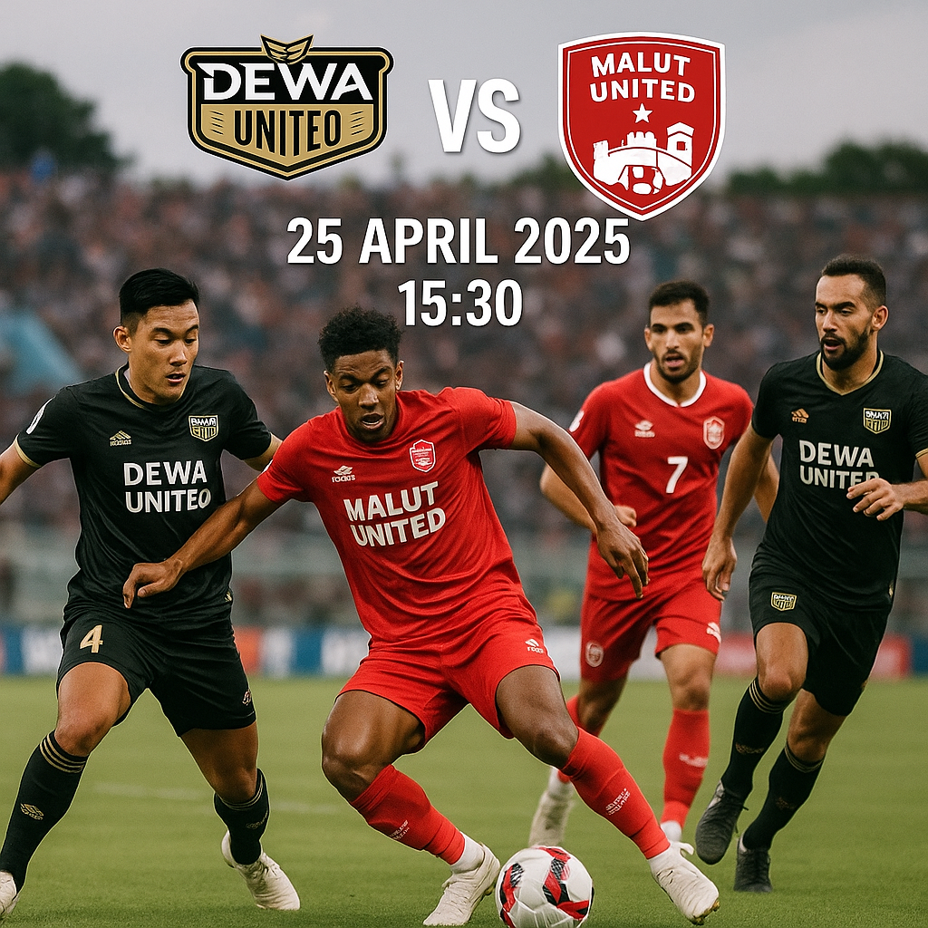 Prediksi Pertandingan Dewa United vs Malut United – Liga 1, 25 April 2025
