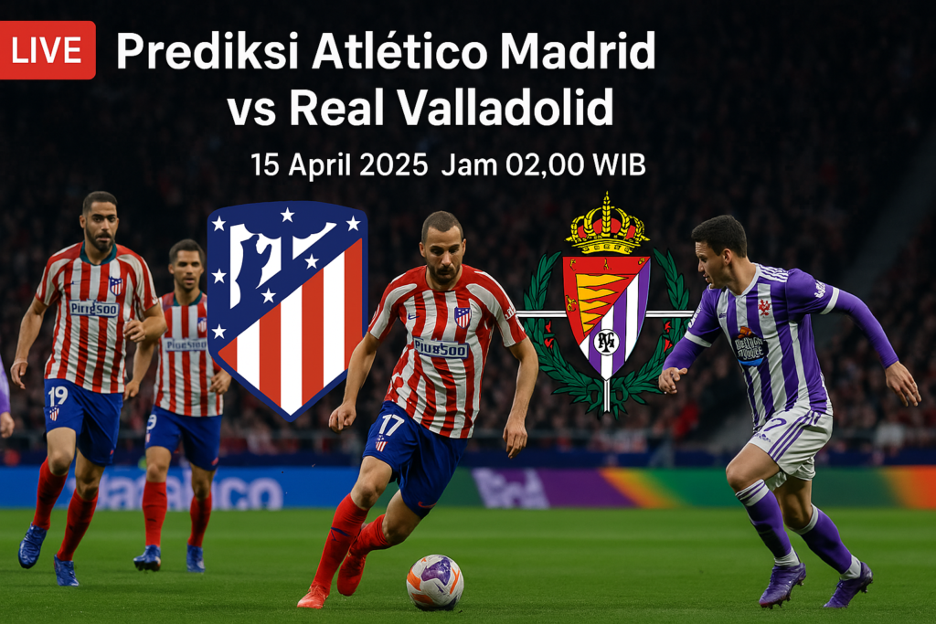 Live Prediksi Atlético Madrid vs Real Valladolid 15 April 2025 Jam 02.00WIB