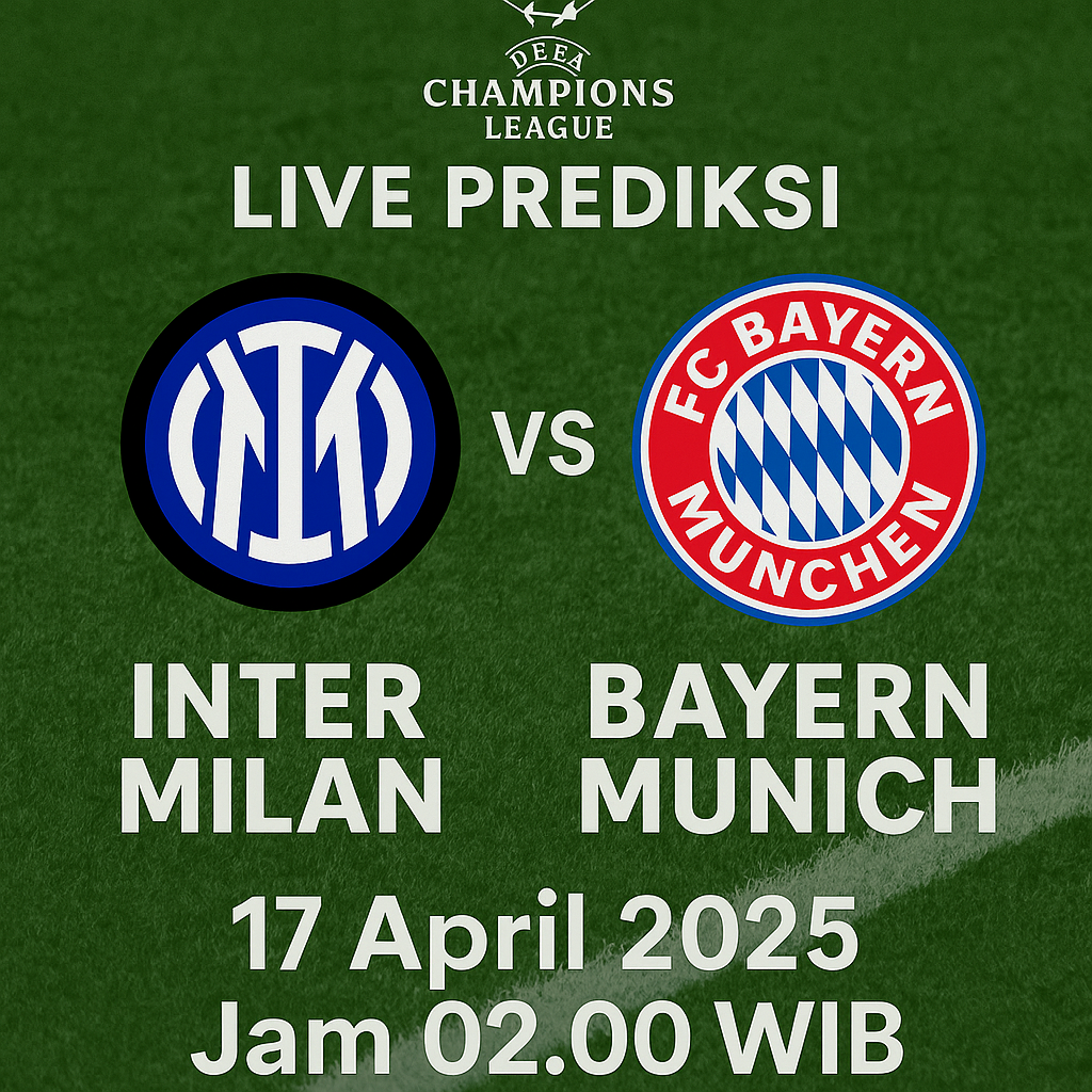 Live & Prediksi Inter Milan VS Bayern Munich 17 April 2025