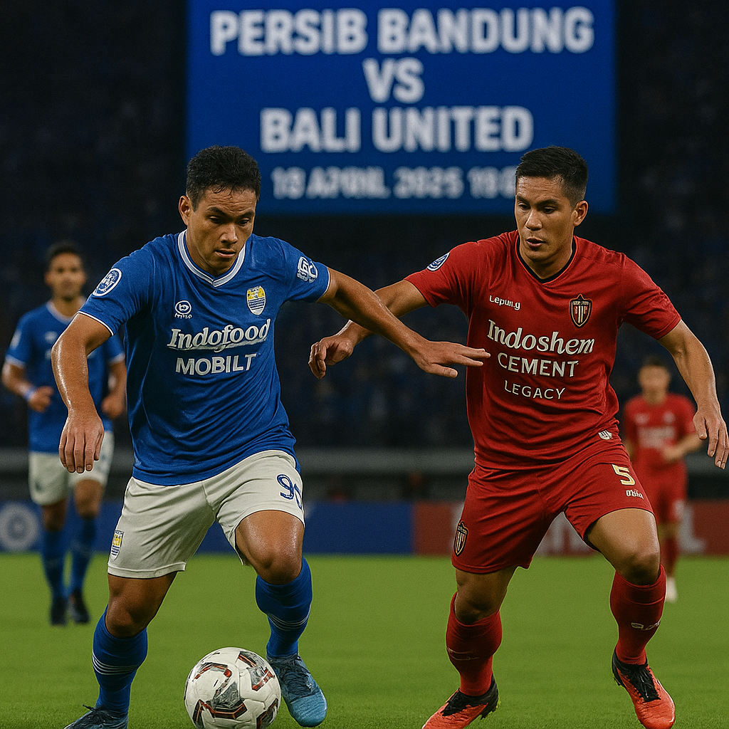 Persib Bandung VS Bali United 18 April 2025 pukul 19.00WIB