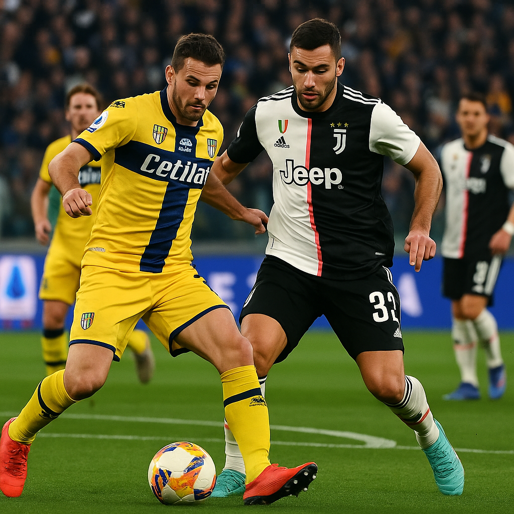 Parma vs Juventus pada tanggal 23 april 2025 pukul 23.30WIB