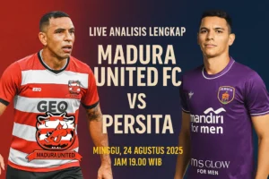 Prediksi Madura United FC vs Persita Tangerang Liga 1 Indonesia 2025/26 – Minggu, 24 Agustus 2025 | Kick Off 19:00 WIB
