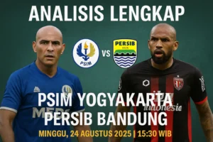 Prediksi Pertandingan PSIM Yogyakarta vs Persib Bandung Liga 1 Indonesia – Minggu, 24 Agustus 2025 | Kick Off: 15.30 WIB