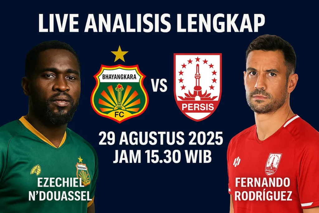 Updatebola Bhayangkara FC vs Persis Solo 29 Agustus 2025