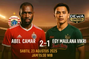 Prediksi Persija Jakarta vs Dewa United Liga 1 Indonesia 2025/26 – Sabtu, 23 Agustus 2025 – Pukul 15:30 WIB