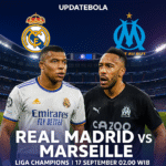 UpdateBola sajikan prediksi Liga Champions Real Madrid vs Marseille 17 September 2025. Simak line-up, head to head, analisis, skor, pemain kunci, dan tips betting.
