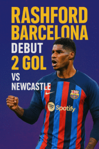 Debut Rashford di Barcelona langsung berbuah manis. Gol penentu bawa Barca kalahkan Newcastle di Liga Champions. Updatebola hadirkan ulasan lengkap.