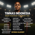 Timnas Indonesia resmi umumkan skuad 28 pemain untuk Kualifikasi Piala Dunia 2026. Ole Romeny comeback jadi sorotan, patrick kluivert kombinasikan pemain lokal & naturalisasi.