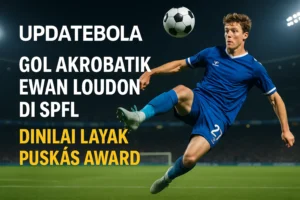 UpdateBola bahas gol spektakuler Ewan Loudon di Liga Skotlandia. Tendangan scissor kick akrobatiknya viral dan disebut layak masuk nominasi Puskás Award.
