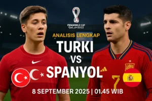 UpdateBola: Prediksi Turki vs Spanyol 8 Sept 2025