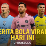 Berita bola viral hari ini 2025 versi Updatebola – rangkuman drama, rekor, dan momen besar dari dunia sepak bola internasional dan Indonesia.