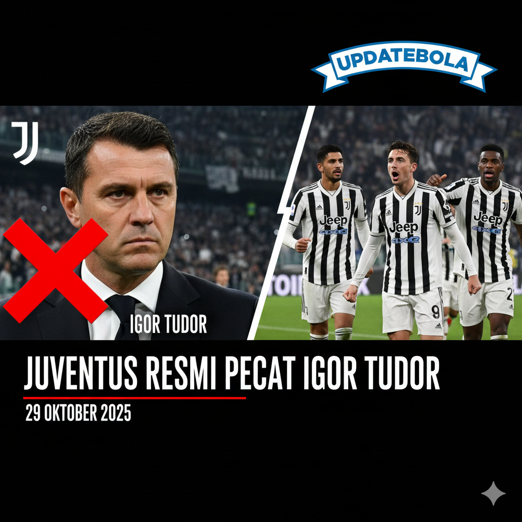 Juventus pecat Igor Tudor! Analisis mendalam updatebola mengenai alasan, kronologi, dan siapa calon pelatih baru Juventus. Conte, Motta, atau Zidane?