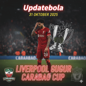 Hasil Carabao Cup: Liverpool tersingkir 0-3 oleh Crystal Palace. Arsenal, Chelsea, dan Newcastle lolos ke perempat final. Simak analisis lengkapnya.