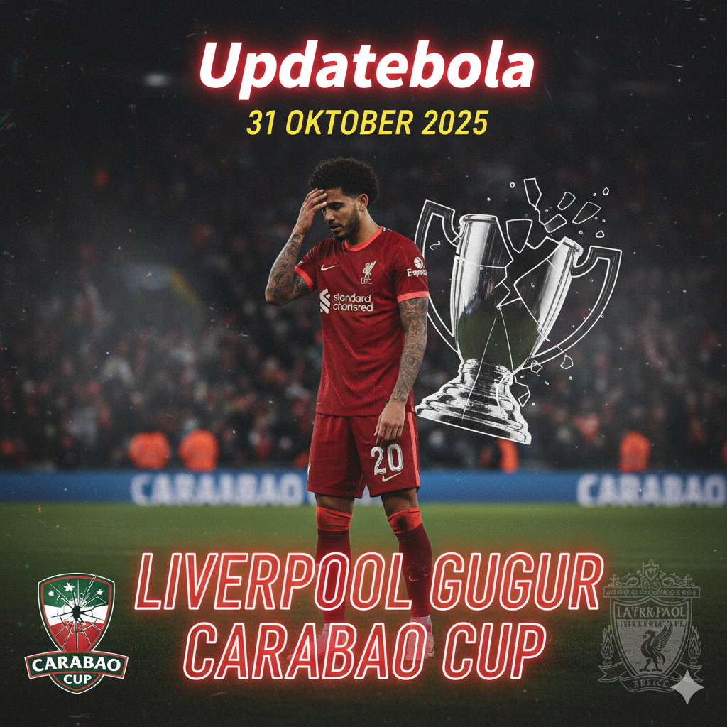 Hasil Carabao Cup: Liverpool tersingkir 0-3 oleh Crystal Palace. Arsenal, Chelsea, dan Newcastle lolos ke perempat final. Simak analisis lengkapnya.