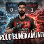 Olivier Giroud mencetak gol tunggal kemenangan saat AC Milan bungkam Inter 0-1 di Derby della Madonnina. Simak analisis taktik dan ulasannya di Updatebola.