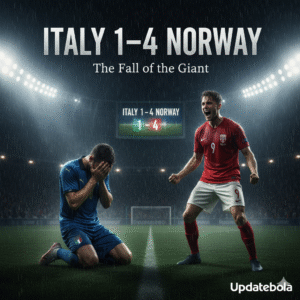 kekalahan Italia 1-4 dari Norwegia. Analisis, emosi, dan cerita dramatis di lapangan