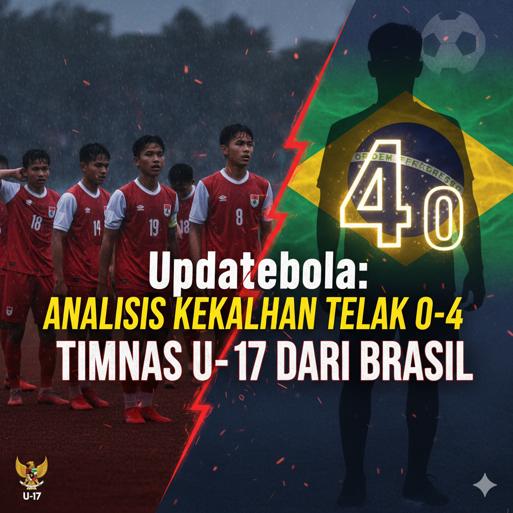 Timnas Indonesia U-17 mengalami kekalahan telak 0-4 melawan Brasil di Piala Dunia U-17 2025. Simak analisis dan sorotan pertandingan ini di artikel kami!