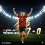 Belgium menang 7-0 atas Liechtenstein dan memastikan tiket ke Piala Dunia 2026. Analisis lengkap jalannya laga dan performa pemain.