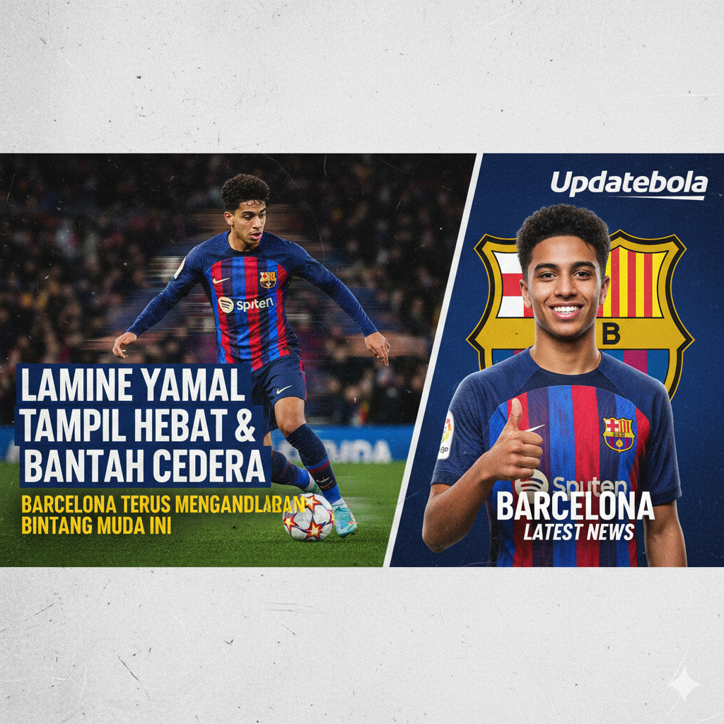 Lamine Yamal tampil cemerlang di Liga Champions dan bantah rumor cedera. Barcelona berharap banyak dari bintang muda ini.