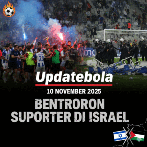 Insiden bentrokan suporter terjadi setelah pertandingan Maccabi Haifa vs Bnei Sakhnin. Apa yang memicu kekerasan ini dan dampaknya bagi sepak bola?