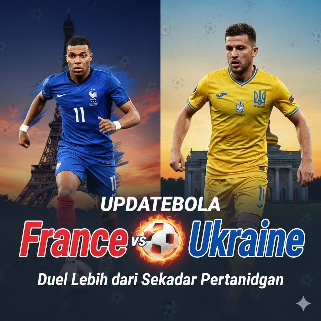 Laga France vs Ukraine bukan hanya soal skor, tapi kisah perjuangan, taktik, dan tensi emosional yang menegangkan. Analisis lengkap versi Updatebola.