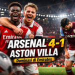 Arsenal vs Aston Villa, Arsenal menang 4-1, hasil Arsenal hari ini, Updatebola, Liga Inggris Arsenal, Aston Villa kalah