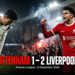 tottenham vs liverpool, hasil tottenham liverpool 2025, gol tottenham vs liverpool, skor premier league desember 2025, updatebola