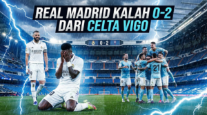 Real Madrid, Celta Vigo, La Liga, hasil pertandingan, analisis sepak bola, kekalahan Madrid, strategi bertahan Celta Vigo
