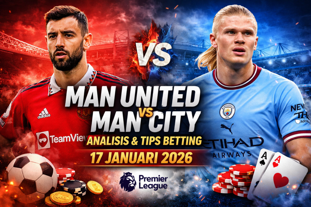 Man Utd vs Man City, tips betting Man Utd, prediksi skor Man Utd, taruhan Premier League, analisis pertandingan Man Utd, betting Man City, betting Premier League, Over 2.5 goals, Both Teams to Score