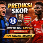 Inter Milan, Arsenal, prediksi skor, tips pasang, Liga Eropa, 21 Januari 2026, taruhan sepak bola, pertandingan Inter Milan, Arsenal 2026, prediksi sepak bola