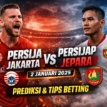 Persija Jakarta, Persijap Jepara, prediksi pertandingan, tips betting, sepak bola Indonesia, Liga 1 Indonesia, taruhan sepak bola, prediksi skor, pertandingan 2 Januari 2025