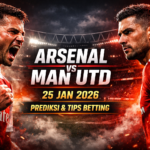 Prediksi Arsenal vs Man Utd, Arsenal vs Manchester United 2026, Tips Betting Liga Inggris, Prediksi Bola Hari Ini, Updatebola