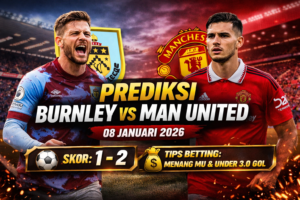 prediksi Burnley vs Man Utd, Burnley Manchester United 08 Jan 2026, tips taruhan Premier League, lineup Burnley Man Utd, prediksi skor Updatebola