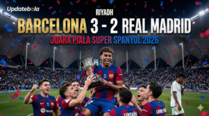 barcelona juara piala super spanyol 2026, hasil el clasico tadi malam, updatebola, real madrid vs barcelona, skor akhir barca madrid, berita bola terkini.