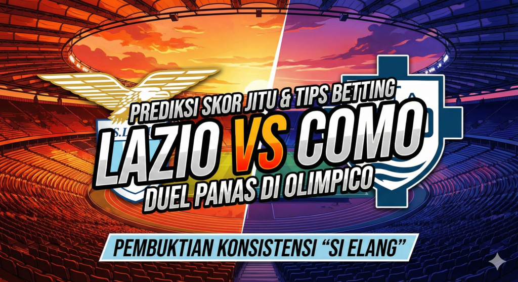 Prediksi Lazio vs Como 2026, tips betting bola, skor jitu Lazio Como, Updatebola liga italia, jadwal bola 20 januari 2026, handicap Lazio vs Como, Nico Paz Como.