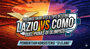 Prediksi Lazio vs Como 2026, tips betting bola, skor jitu Lazio Como, Updatebola liga italia, jadwal bola 20 januari 2026, handicap Lazio vs Como, Nico Paz Como.