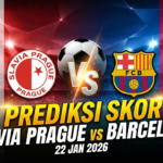 Prediksi Slavia Prague vs Barcelona, Jadwal Bola 22 Januari 2026, Tips Betting Liga Champions, Prediksi Skor Barcelona, Updatebola, Odds Slavia vs Barca, H2H Slavia Barcelona.