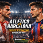 prediksi atletico madrid vs barcelona, prediksi skor atletico vs barca, tips betting la liga, analisa pertandingan la liga, taruhan bola 13 februari 2026, updatebola prediksi bola