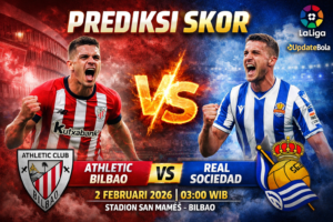 Prediksi Skor Athletic Bilbao vs Real Sociedad 2 Februari