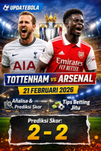 Tottenham vs Arsenal, Prediksi Skor Tottenham Arsenal, Tips Betting Tottenham Arsenal, Derby London, Premier League, Prediksi Pertandingan 2026