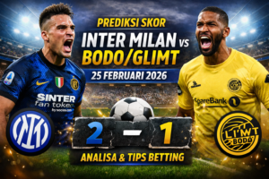Inter Milan, Bodo/Glimt, prediksi skor, analisa pertandingan, taruhan sepak bola, tips betting, Liga Eropa, Inter Milan 2026, Bodo/Glimt 2026, taruhan online.