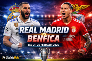 Real Madrid vs Benfica, prediksi skor, tips betting, Liga Champions 2026, taruhan sepak bola, prediksi pertandingan, Real Madrid, Benfica, 25 Februari 2026