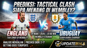 Prediksi England vs Uruguay, Tips Betting Bola, Analisis Pertandingan 2026, Updatebola, Prediksi Skor Wembley, Thomas Tuchel England