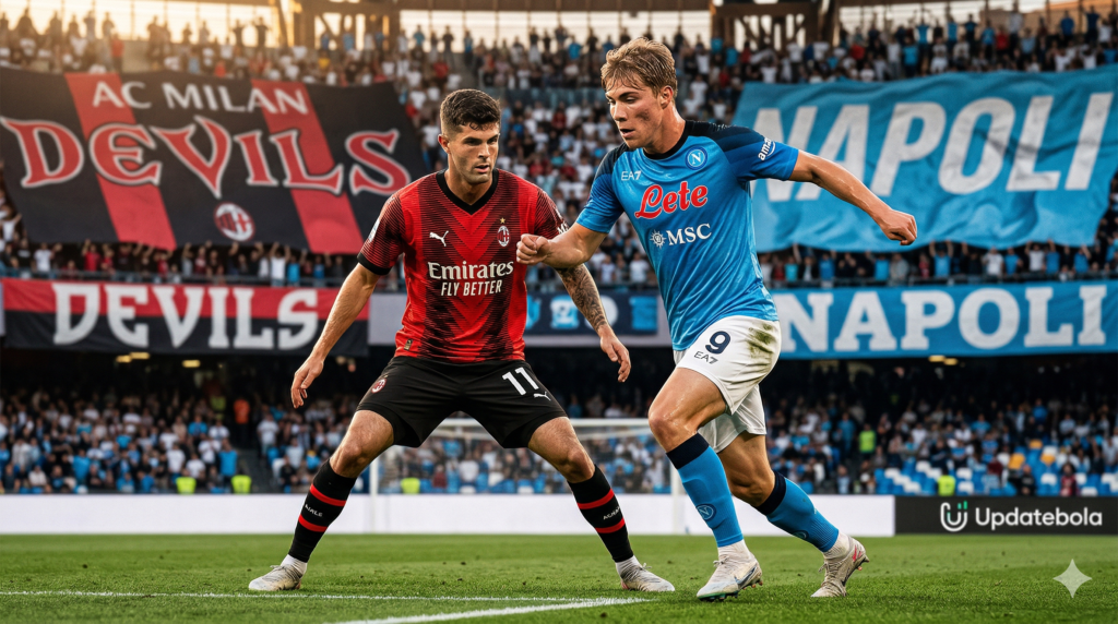 Napoli vs AC Milan, Prediksi Napoli vs AC Milan, Serie A 2026, Tips Betting Bola, Updatebola, Analisa Pertandingan Liga Italia