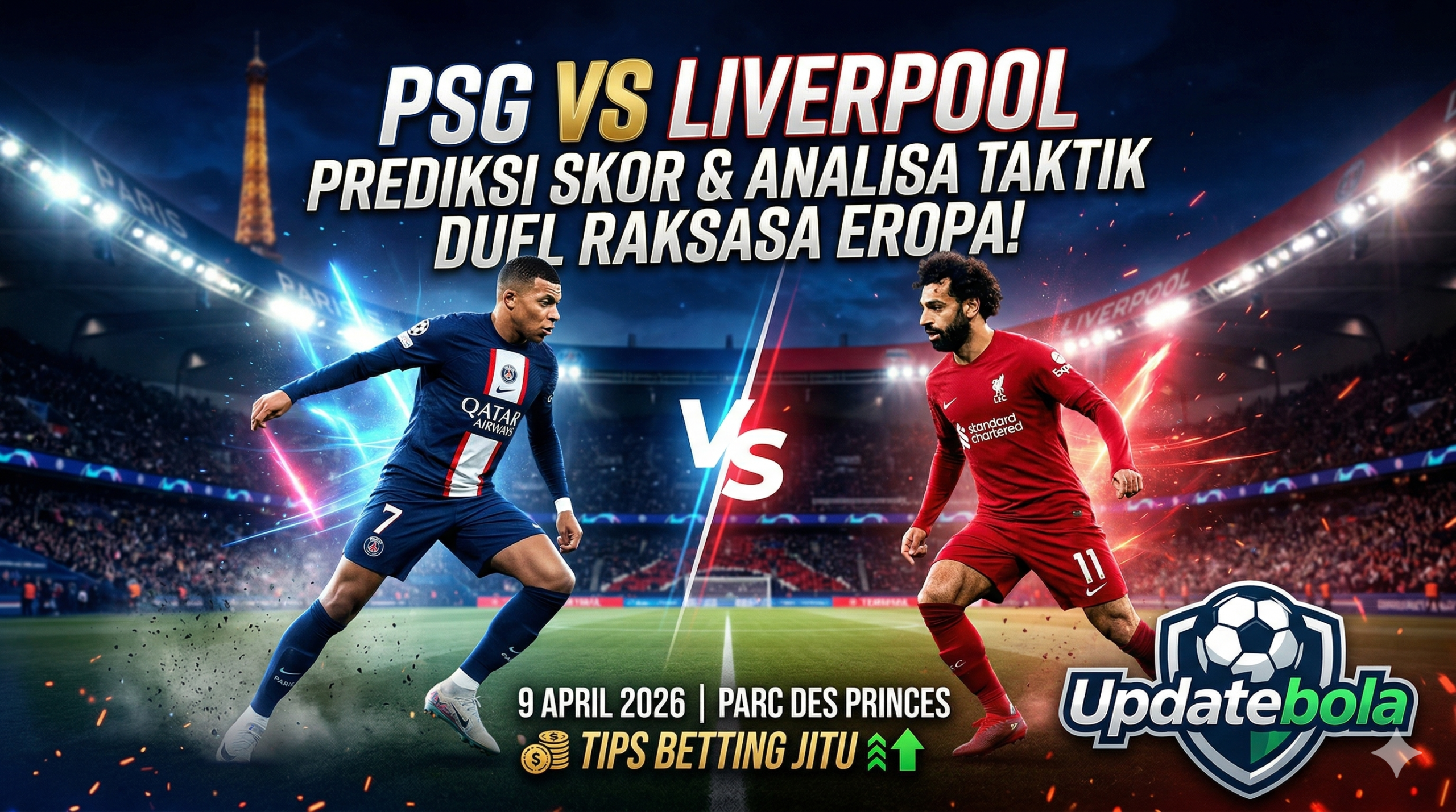prediksi PSG vs Liverpool, analisa pertandingan bola, tips betting parlay, Updatebola, pasaran taruhan Liga Champions, prediksi skor malam ini, head to head PSG Liverpool, Asian Handicap bola